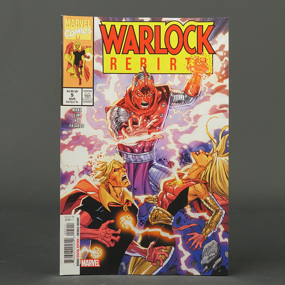 WARLOCK REBIRTH #5 Marvel Comics 2023 MAY231071 (W) Marz (A/CA) Lim