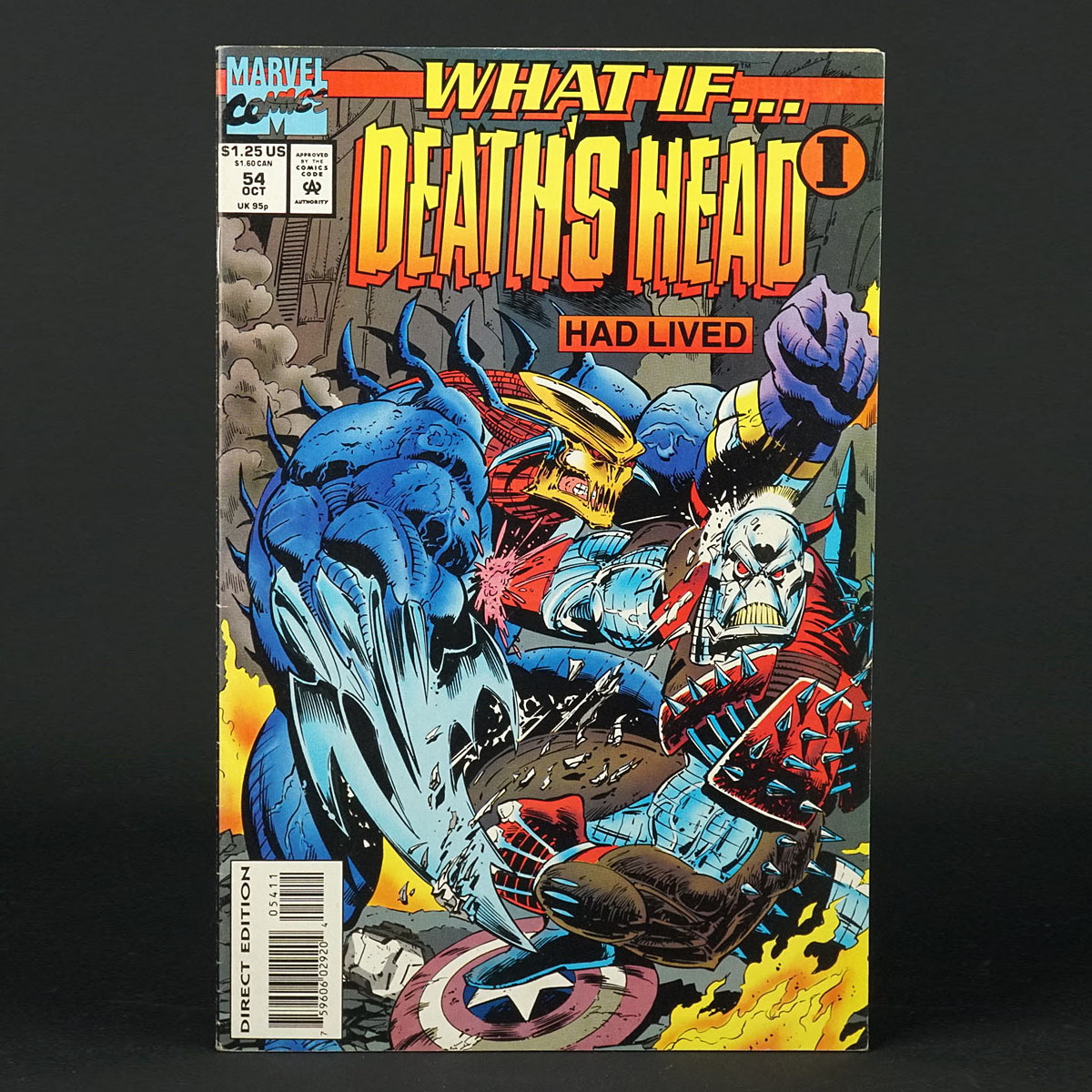 WHAT IF ... #54 Marvel Comics 1993 Death's Head I Had Lived II Minion (W) Furman