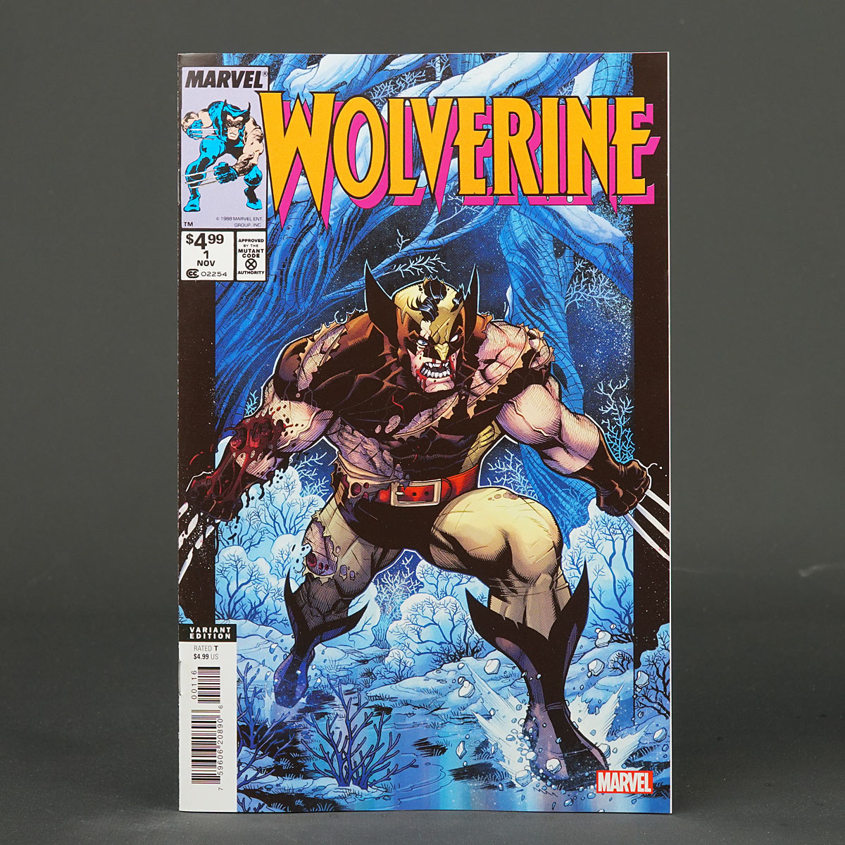 WOLVERINE #1 Facsimile 1:25 Marvel Comics 2024 ptg JAN240733 Bradshaw 240317D