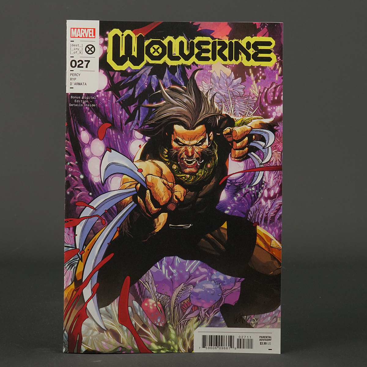 WOLVERINE #27 Marvel Comics 2022 SEP221005 (CA) Yu (W) Percy (A) Ryp