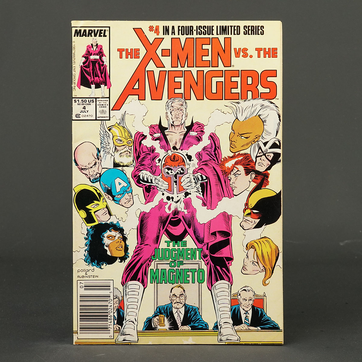 X-MEN VS AVENGERS #4 Marvel Comics 1987 (A/CA) Silvestri (W) Stern 240210E