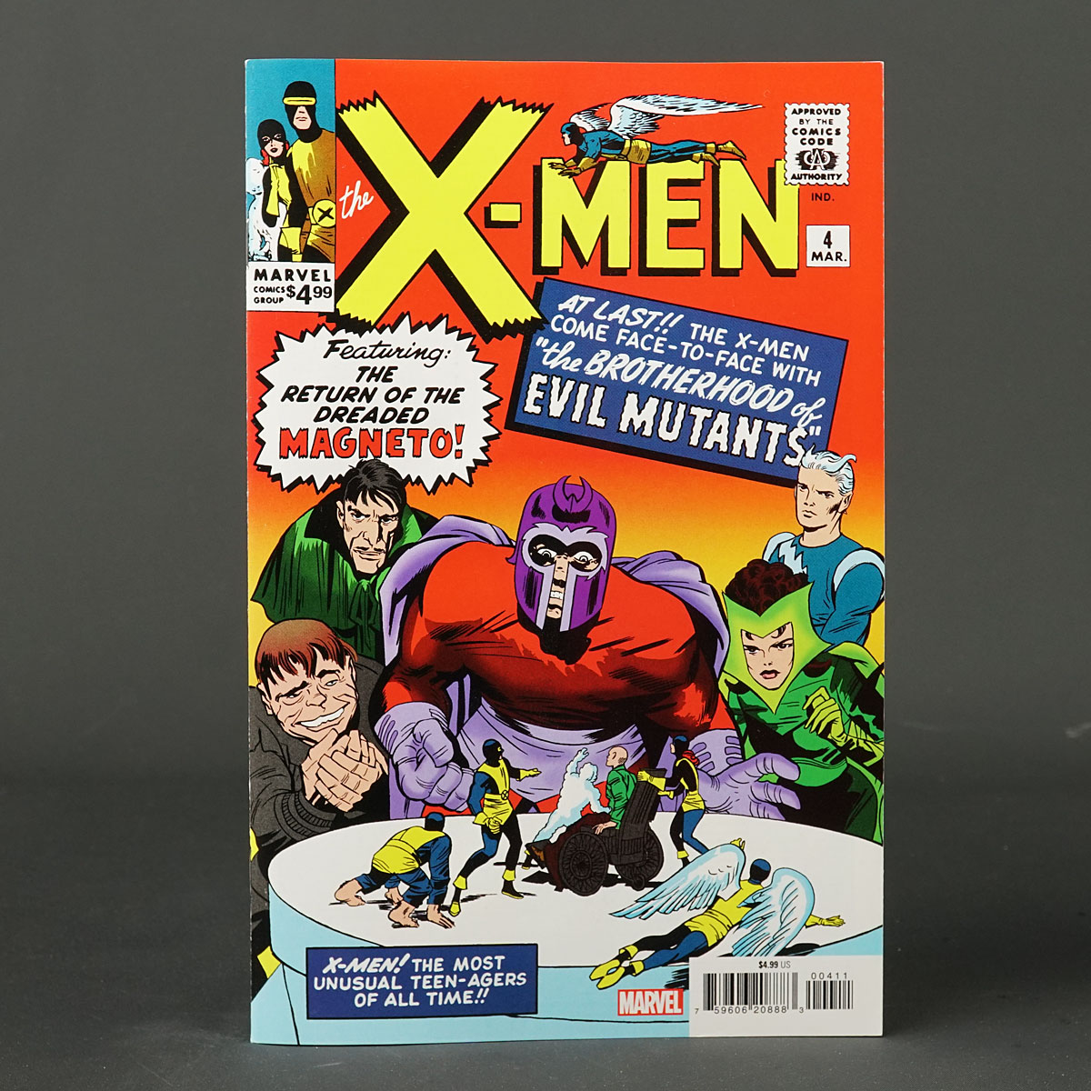 X-MEN #4 Facsimile Marvel Comics 2024 ptg OCT230976 (A/CA) Kirby (W) Lee