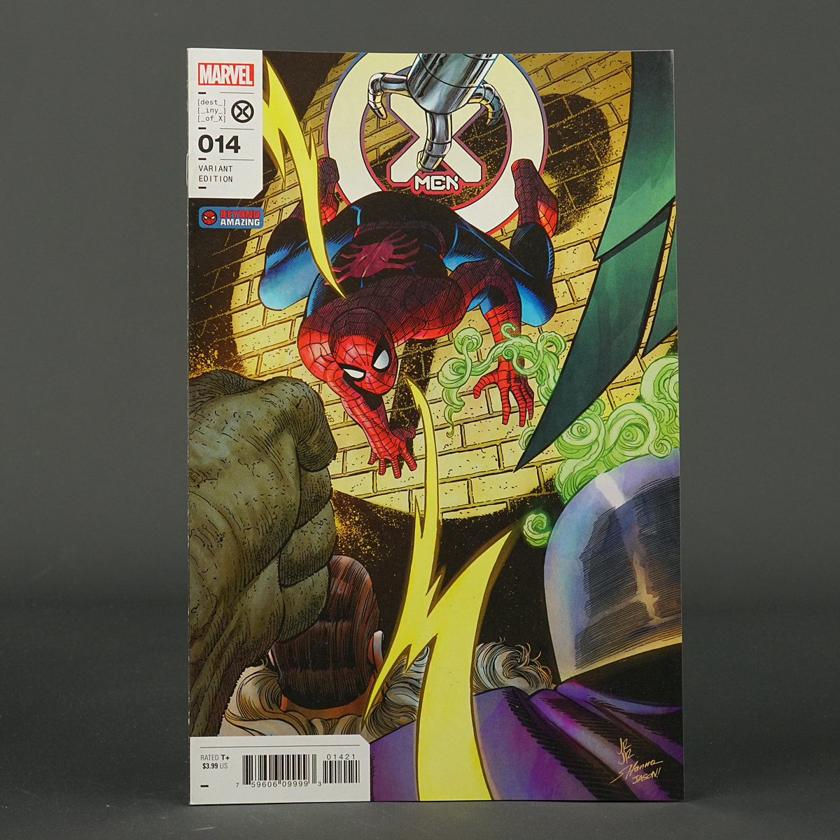 X-MEN #14 var Spider-Man Marvel Comics 2022 JUN220916 (CA) Romita (W) Duggan