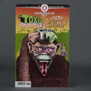 TOXIE TEAM-UP #3 Acid Chimp Cvr B 1:3 Ahoy Comics 2025 Toxic Avenger 3B Wheeler