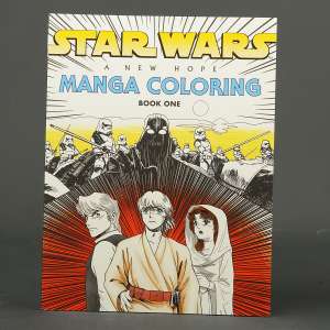 Star Wars New Hope MANGA Coloring Book Thunder Bay Press Comics 2024 IV