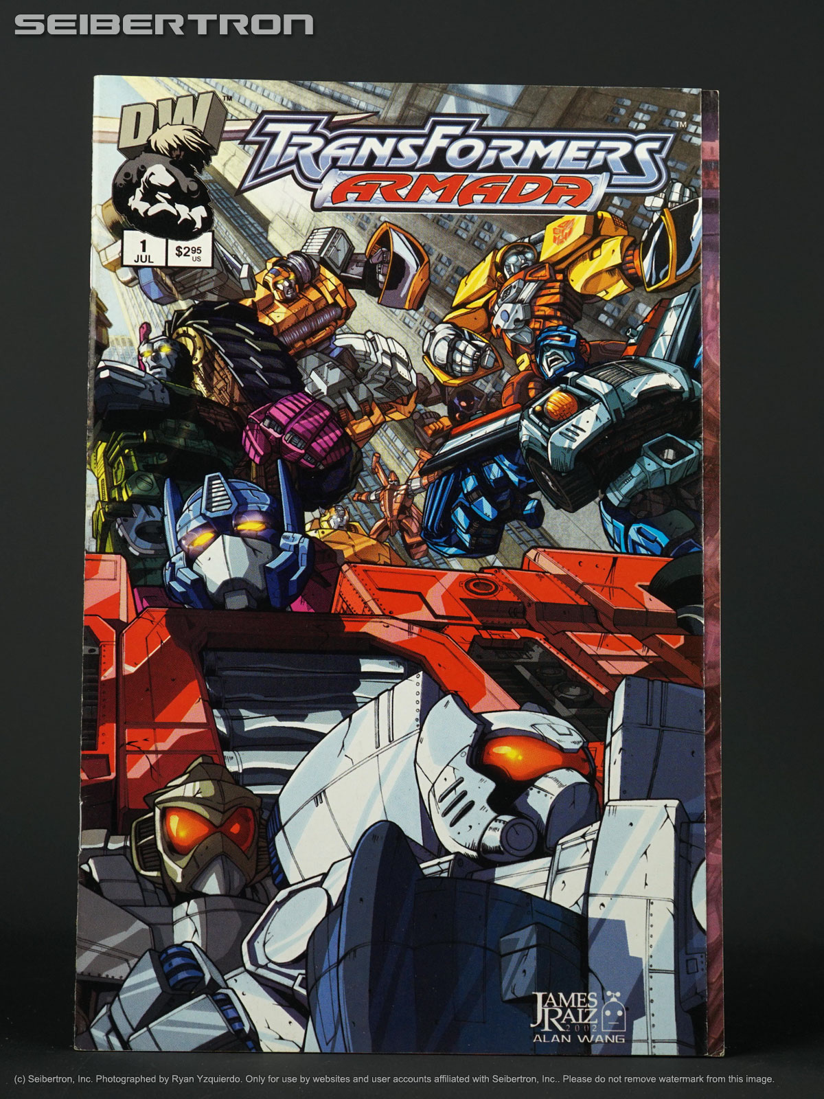 Transformers PRIME DIRECTIVE #1 Vol 1 2nd Print G1 Optimus 2002 Dreamwave Comic
