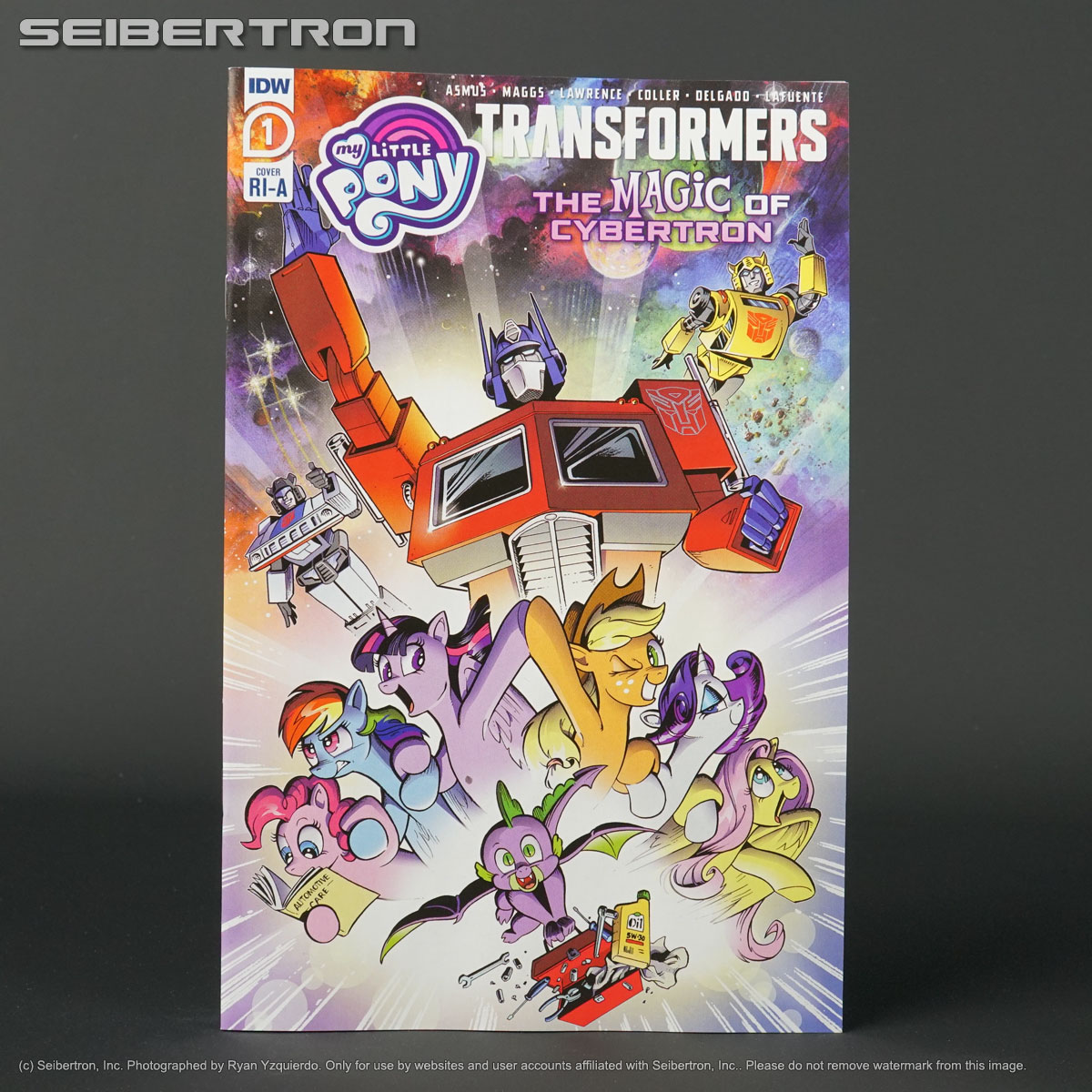 Transformers My Little Pony MAGIC OF CYBERTRON #1 RI-A 1:10 IDW Comics 2021 1RIA