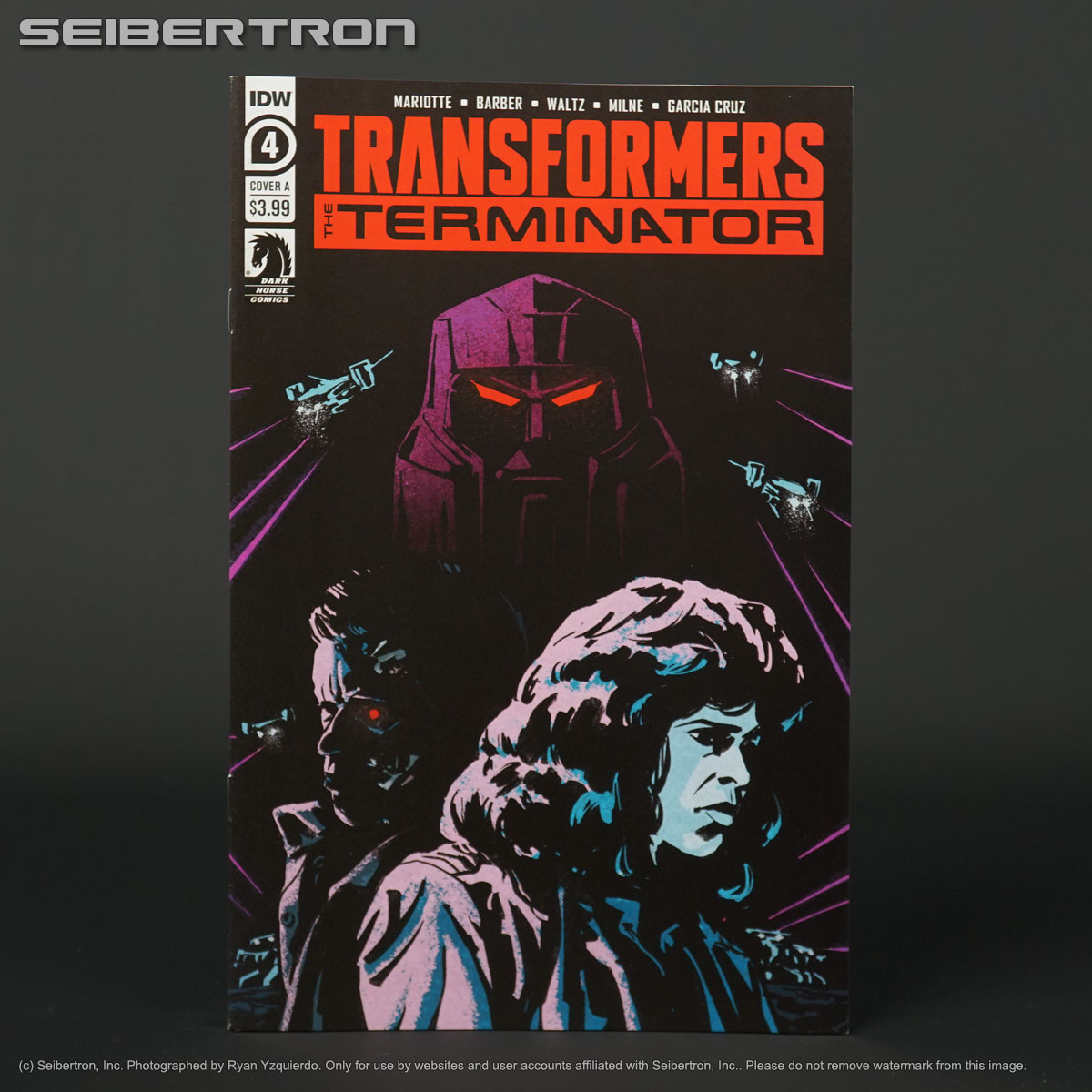 Buy "TRANSFORMERS vs TERMINATOR #4 Cvr A IDW Comics 2020 APR200726 4A (CA) Fullerton" on SEIBERTRON-STORE