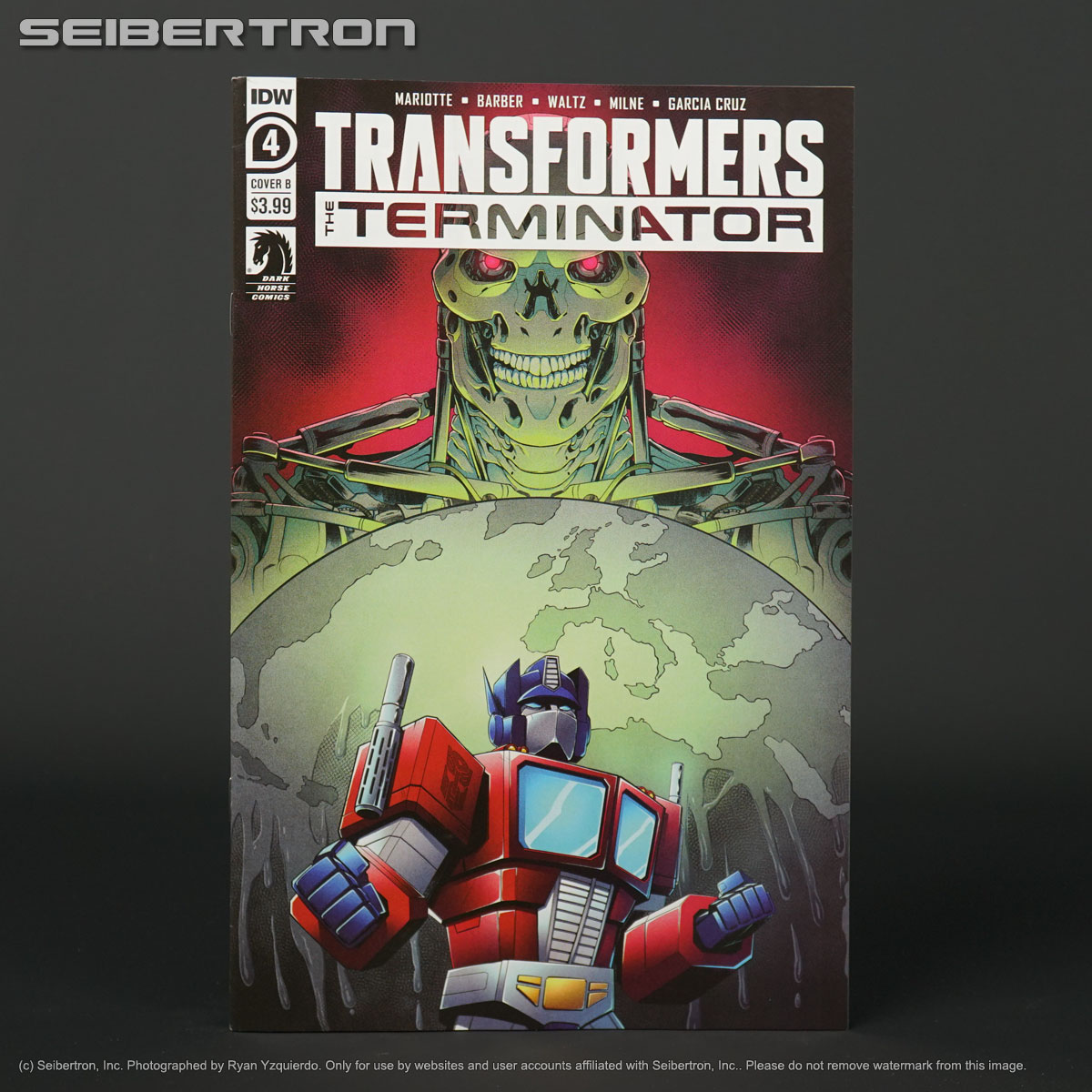 TRANSFORMERS vs TERMINATOR #4 Cvr B IDW Comics 2020 APR200727 4B (CA) Montfort