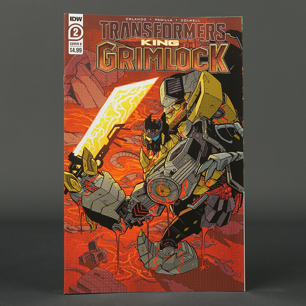 Transformers KING GRIMLOCK #2 Cvr B IDW Comics 2021 JUL210500 2B (CA) Kyriazis