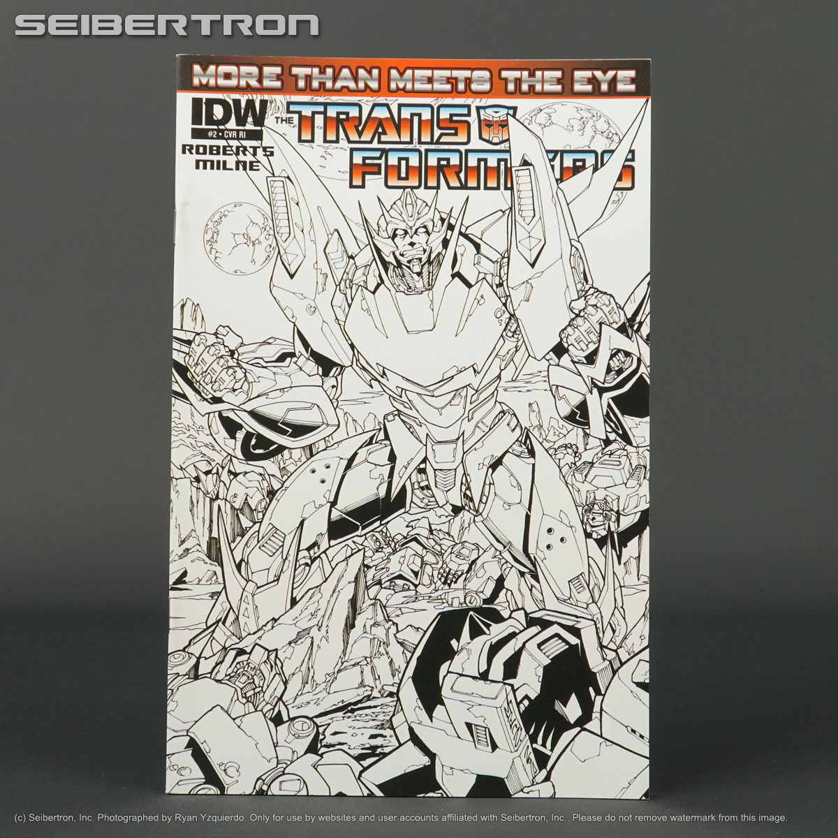 Transformers MORE THAN MEETS THE EYE #2 RI 1:10 IDW Comics 2012 2RI (CA) Milne