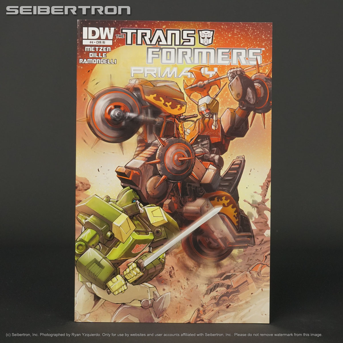Transformers PRIMACY #4 RI 1:10 IDW Comics 2014 4RI SEP140388 (CA) Griffith