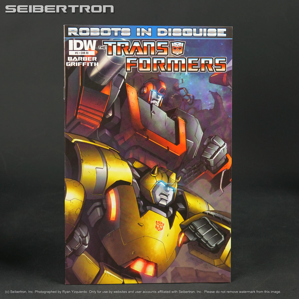 Transformers ROBOTS IN DISGUISE #5 RI IDW Comics 2012 5RI (CA) Matere (W) Barber