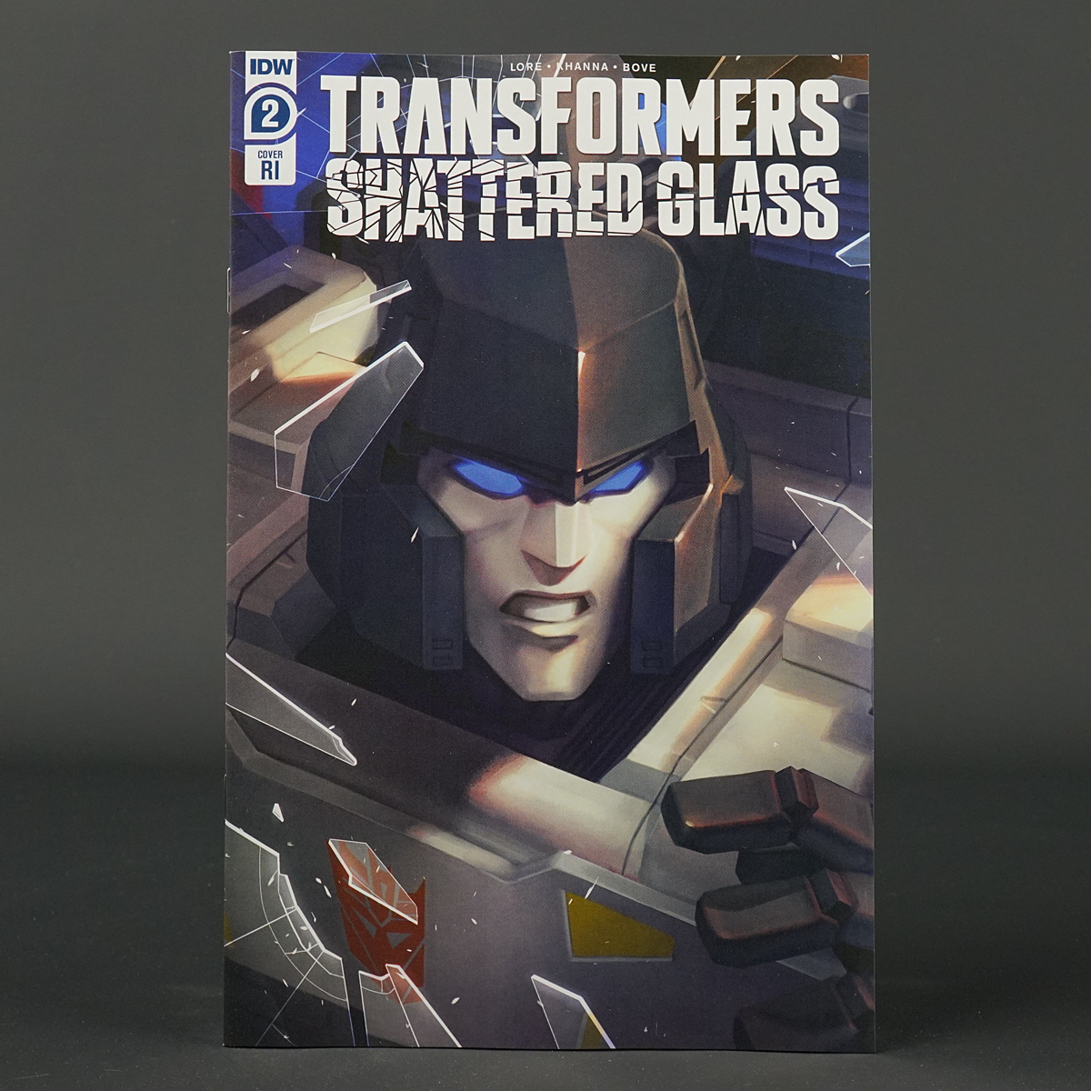 Transformers SHATTERED GLASS #2 RI 1:10 IDW Comics 2021 2RI (CA) Pitre-Durocher