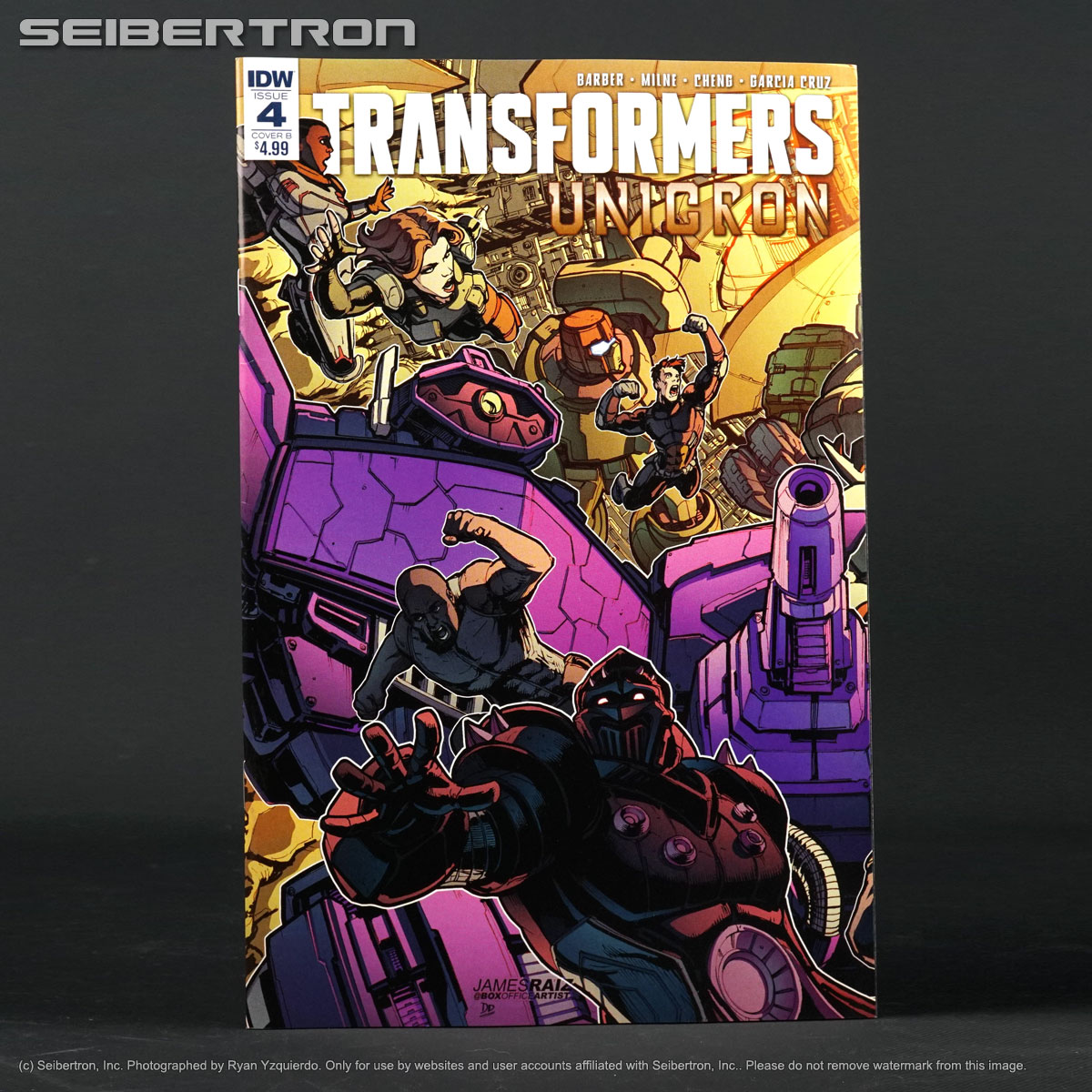 Transformers UNICRON #4 Cvr B IDW Comics 2018 4B JUN180651 (W) Barber (CA) Raiz