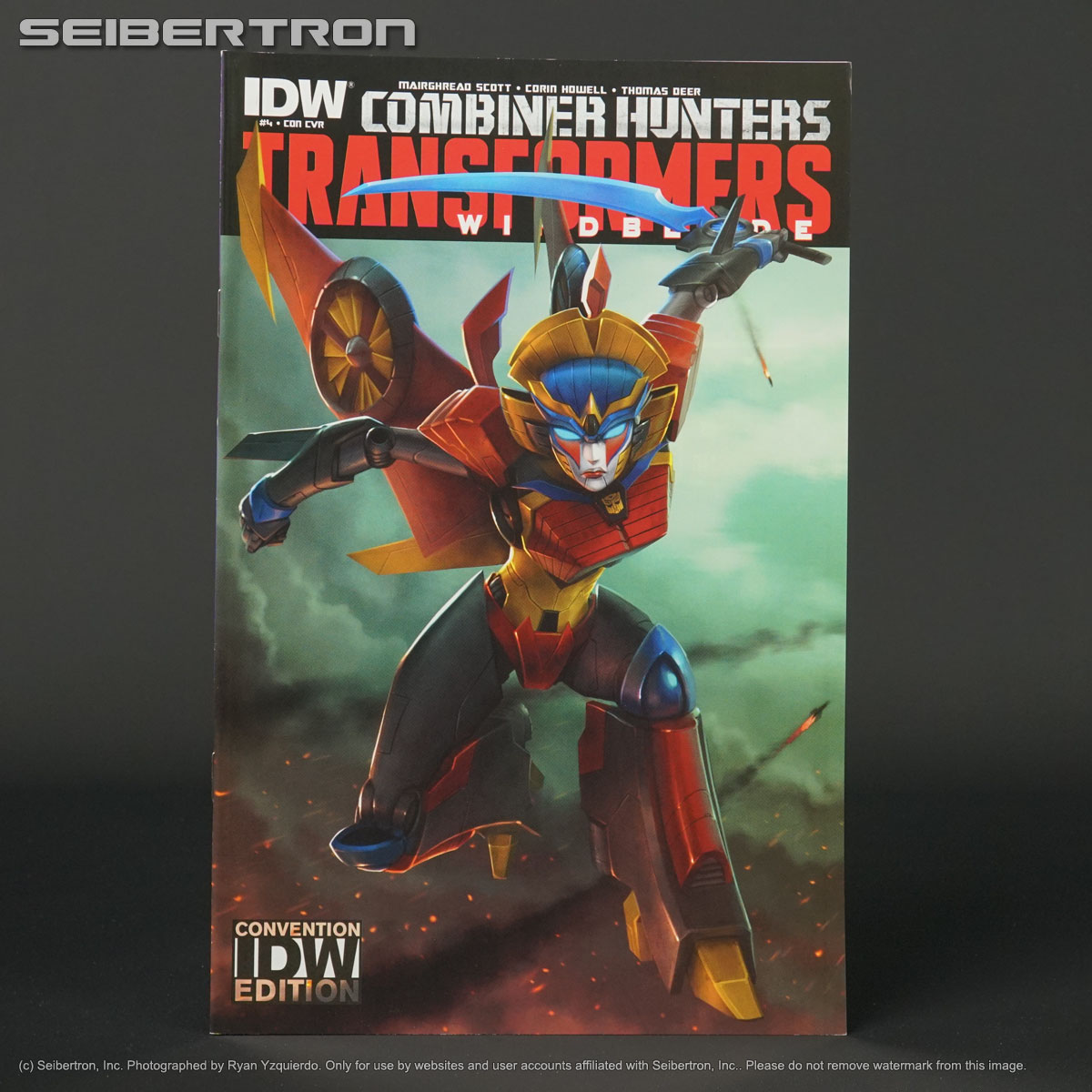 Transformers WINDBLADE #4 con cvr Vol 2 IDW Comics 2015 convention