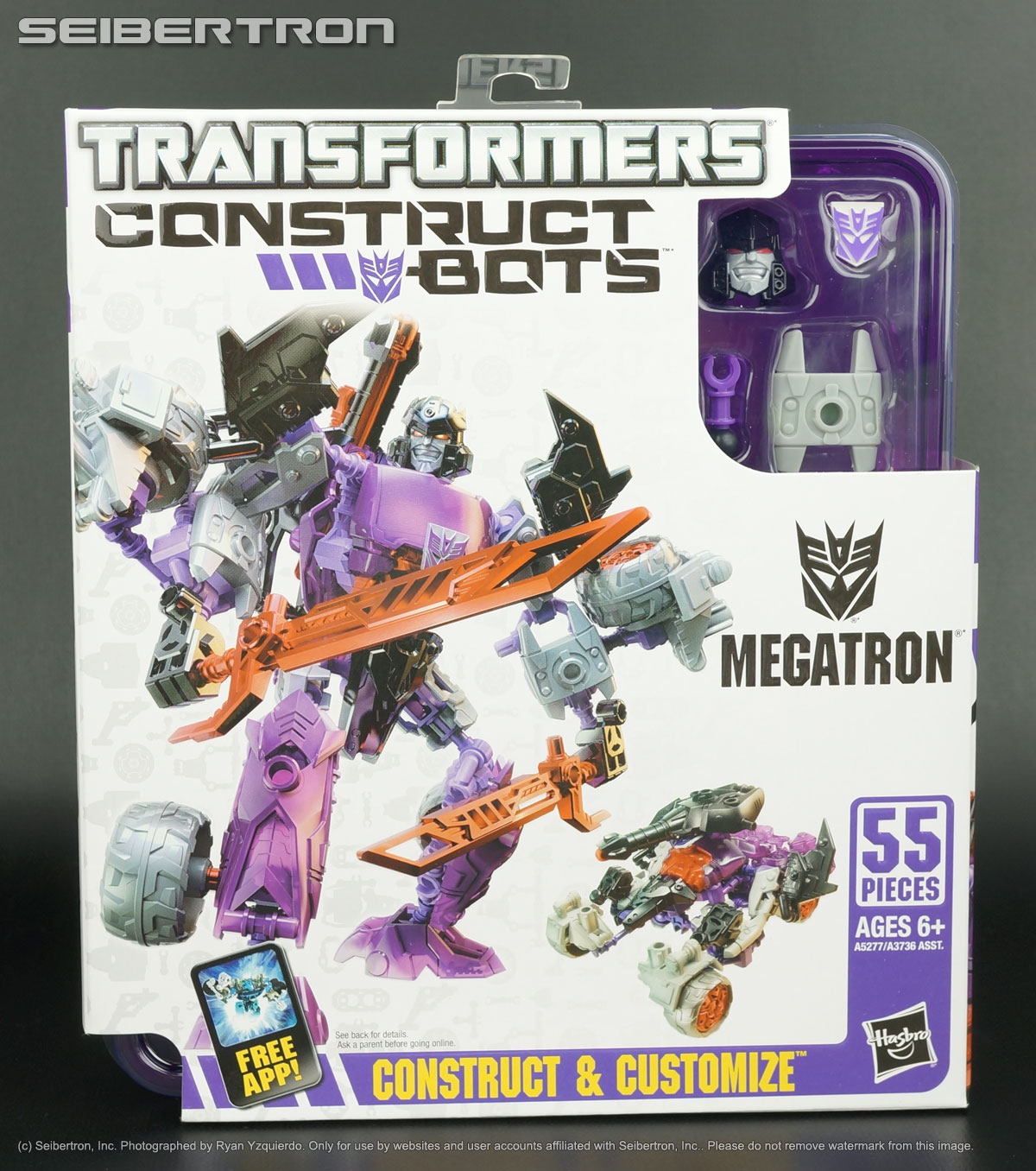 Construct-Bots MEGATRON Elite Class Transformers E1:05 G1 Hasbro New 2013