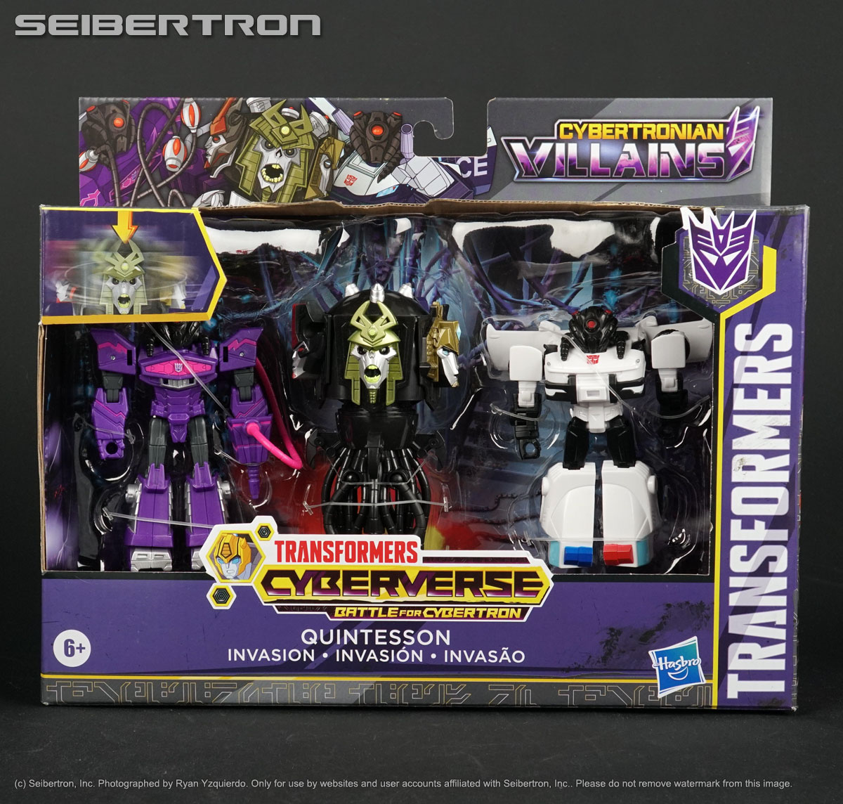 QUINTESSON INVASION Transformers Cyberverse Battle Cybertron Shockwave+Prowl NEW