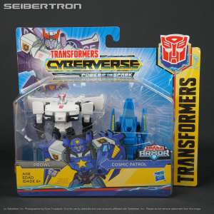 PROWL + COSMIC PATROL Transformers Cyberverse Power of Spark Armor Battle Class