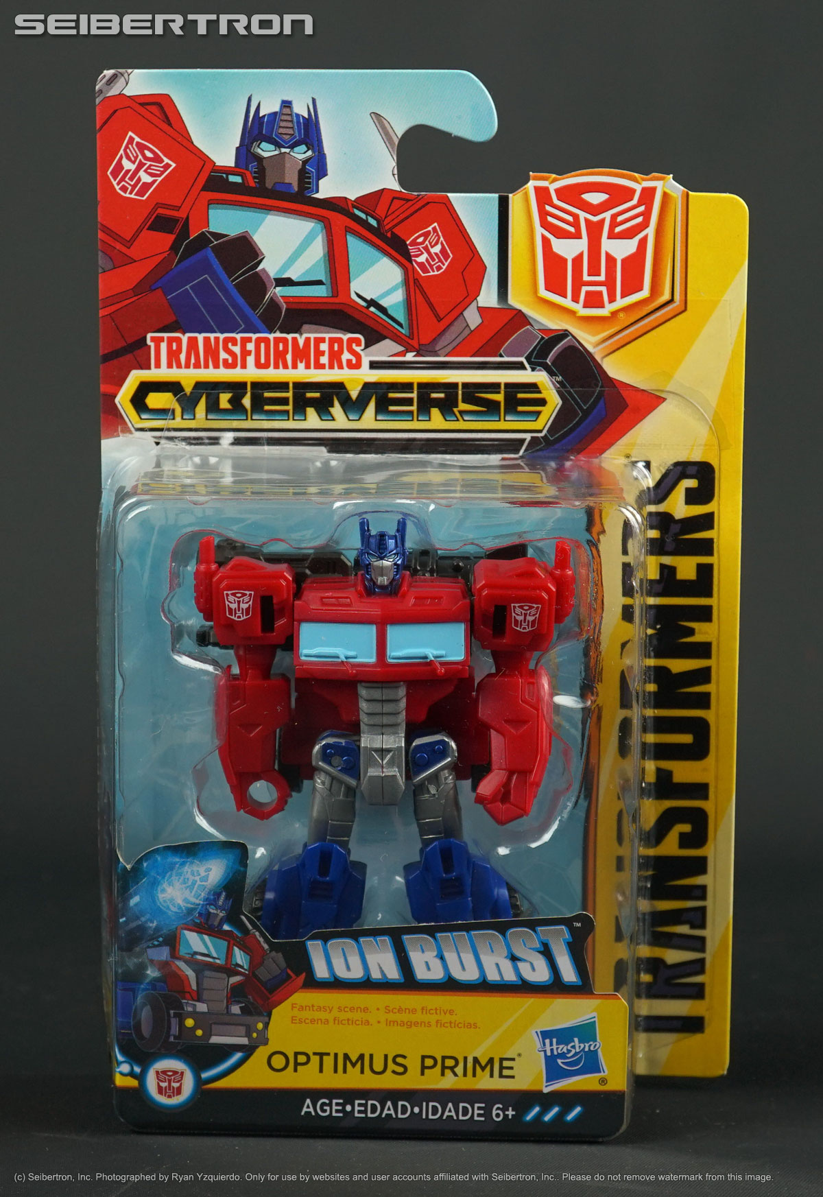 Ion Burst OPTIMUS PRIME Transformers Cyberverse Scout Class Hasbro 2018 New
