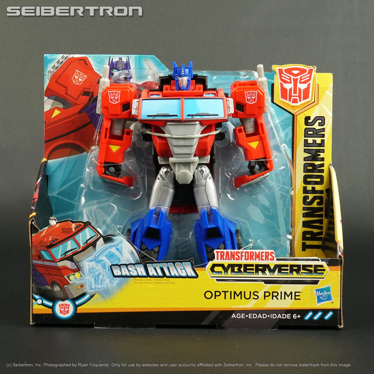 BASH ATTACK OPTIMUS PRIME Transformers Cyberverse Adventures Ultra 2019 New