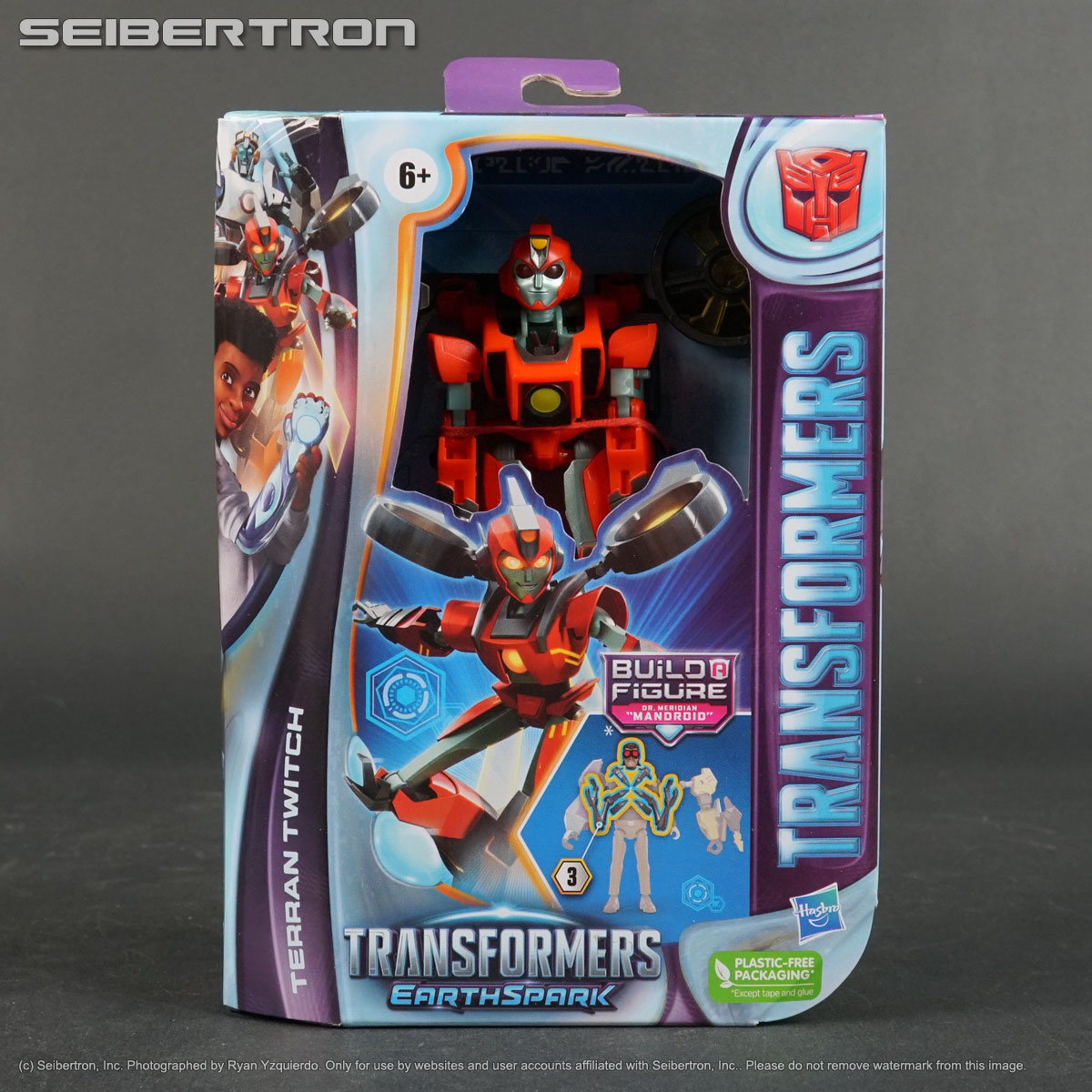 TERRAN TWITCH Transformers Earthspark Deluxe Mandroid wave Hasbro 2023 New