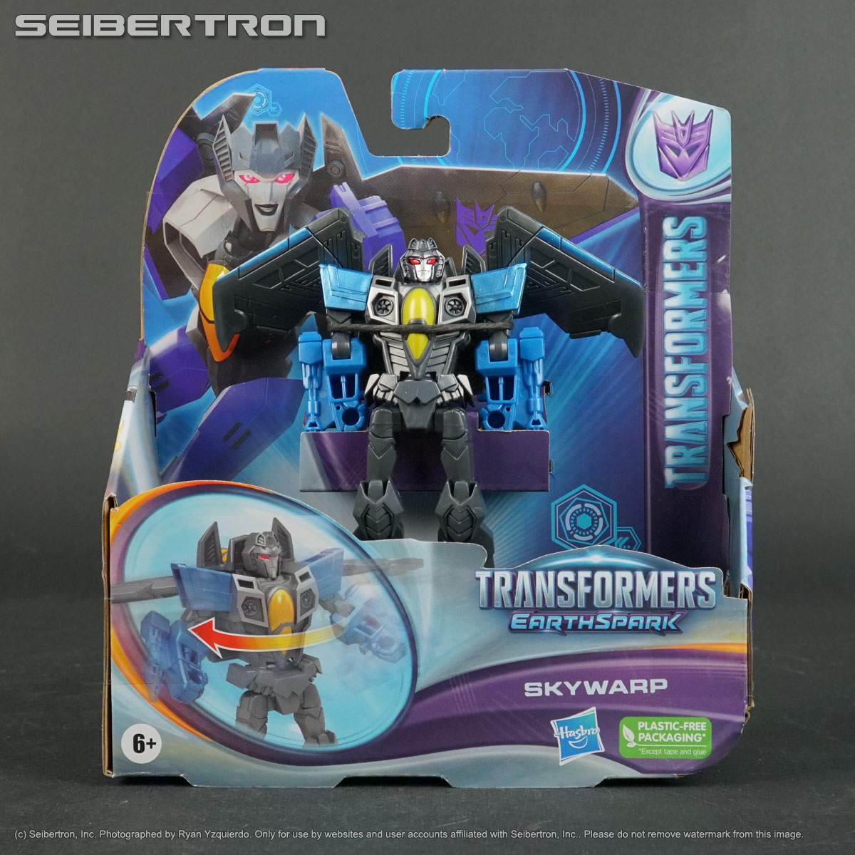 SKYWARP Transformers Earthspark Warrior Class Hasbro 2023 New