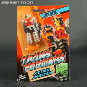 SNARL + TYRANNITRON Transformers G1 Action Masters Hasbro UK 1990 New 230303A