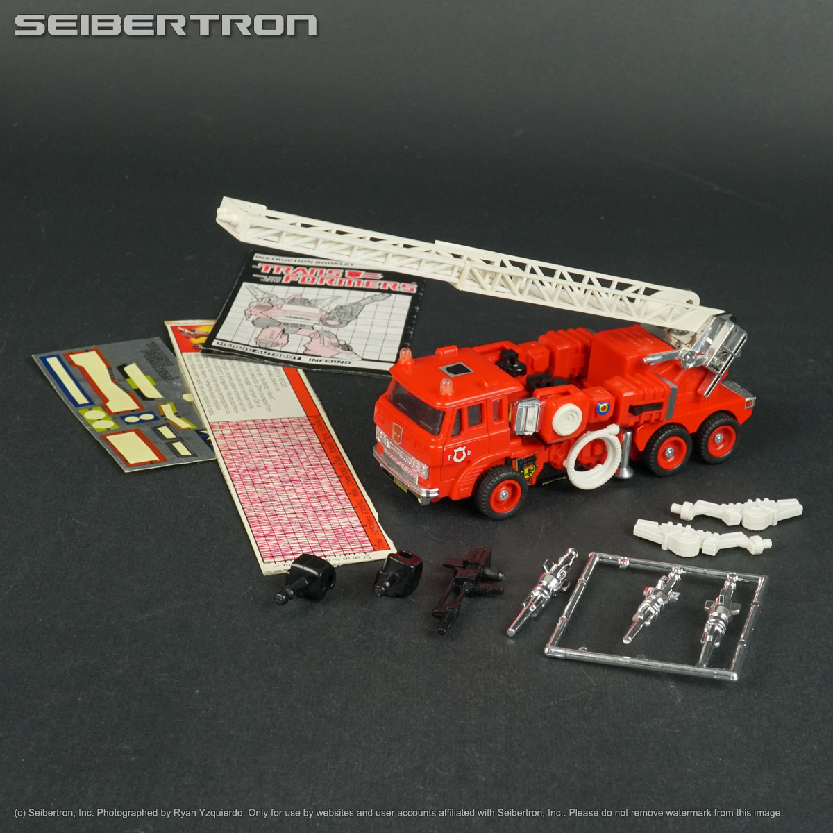 INFERNO Transformers G1 Autobot Cars complete + more Hasbro 1985 220807A