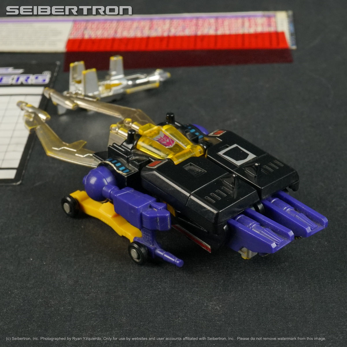 SHRAPNEL Transformers G1 Insecticons complete + instructions + more Hasbro 1985 221122A