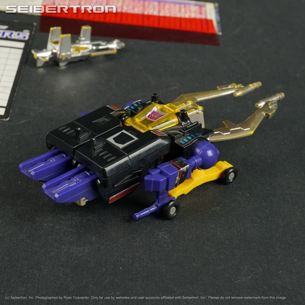 SHRAPNEL Transformers G1 Insecticons complete + instructions + more Hasbro 1985 221122A