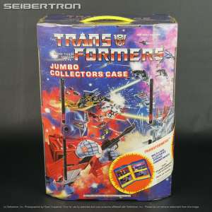 Transformers G1 JUMBO COLLECTORS CASE Hasbro Tara Toy 1984 Great Condition