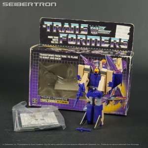 BLITZWING Transformers G1 Triplechangers complete + box + more 1985 221120A