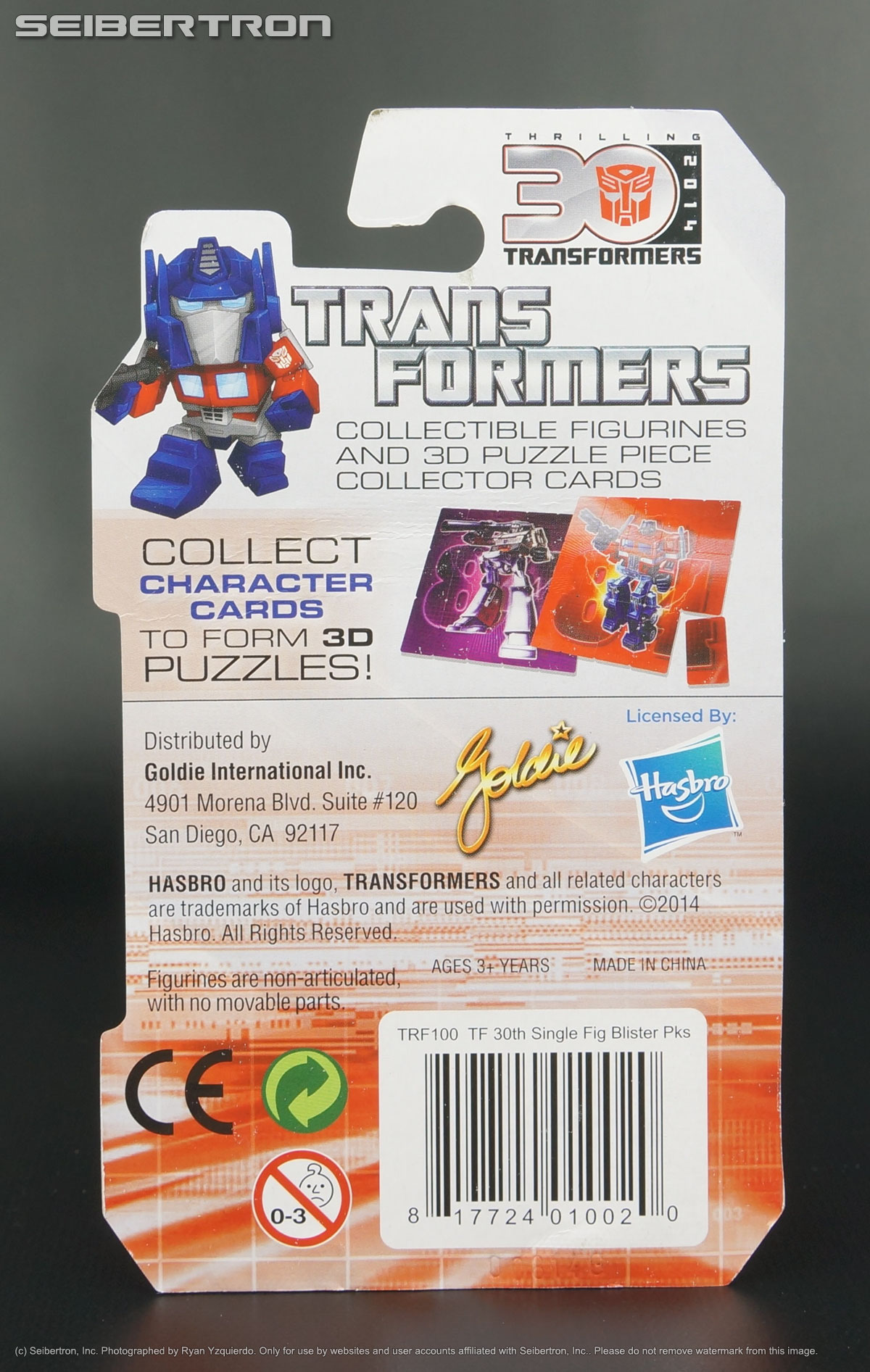 RATCHET Transformers Prime Mini Figurine 3D Puzzle Piece 30th Anniv Goldie
