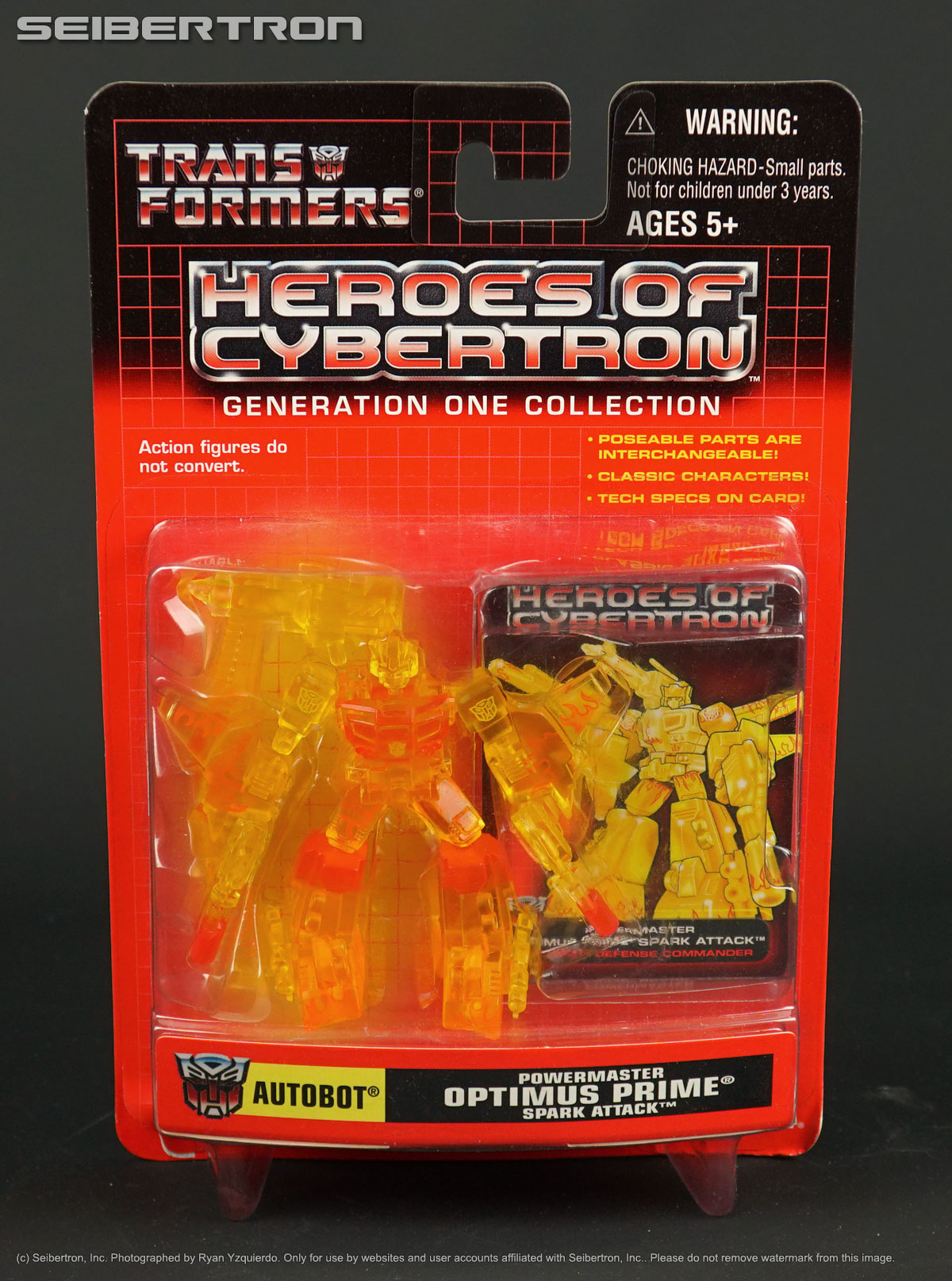 Heroes of Cybertron POWERMASTER OPTIMUS PRIME SPARK ATTACK Transformers HOC New