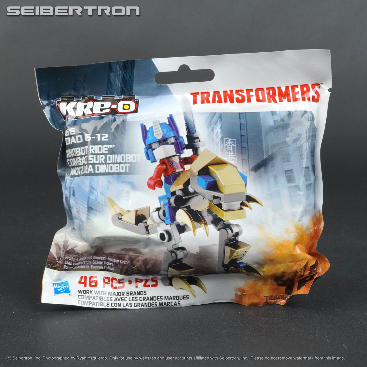 Transformers Kre-o Dinobot Ride Optimus Prime Grimlock A8603