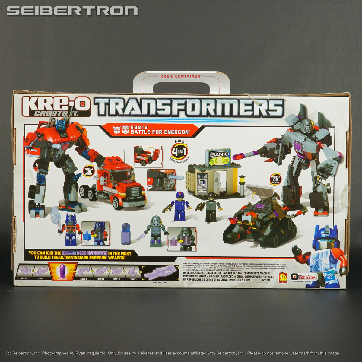 BATTLE FOR ENERGON Transformers Kreo set Optimus Prime + Megatron 2012 New Seibertron Store