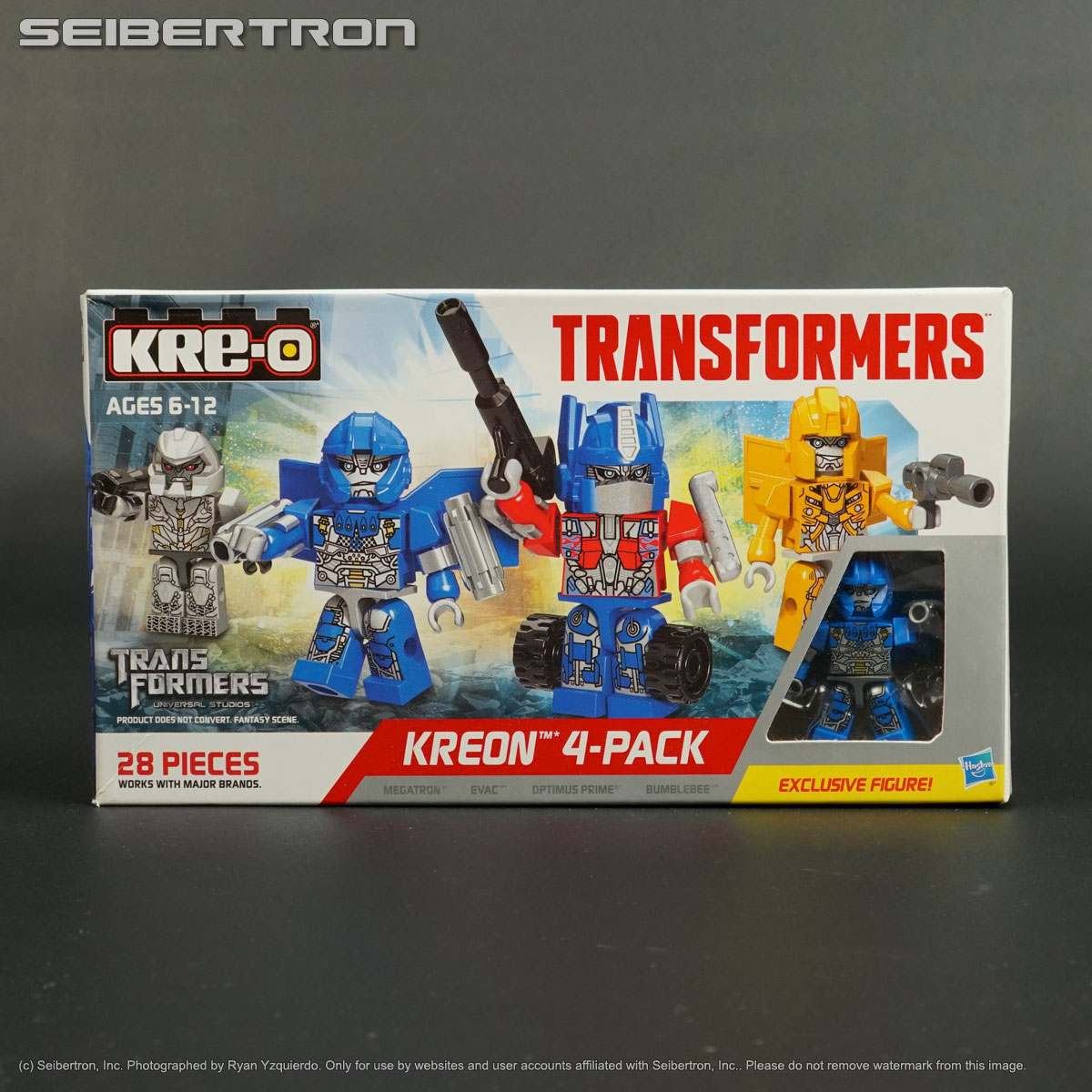 KREON 4-PACK Transformers Kre-o Universal Optimus Prime Evac Megatron Bumblebee