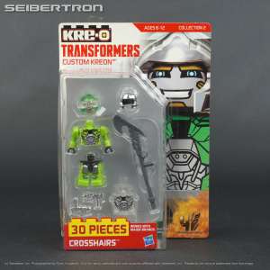 Visit shop.seibertron.com to buy "Transformers Kre-o Custom Kreon CROSSHAIRS 30 Pcs Collection #2 AOE 2014 New"