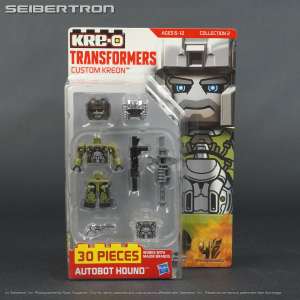 Visit shop.seibertron.com to buy "Transformers Kre-o Custom Kreon HOUND 30 Pcs Collection #2 AOE 2014 New"