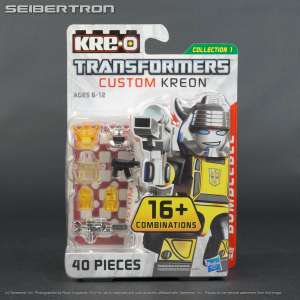 Visit shop.seibertron.com to buy "Transformers Kre-o Custom Kreon BUMBLEBEE 40 Pcs Collection #1 G1 2013 New"