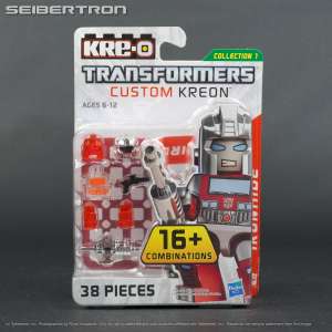Visit shop.seibertron.com to buy "Transformers Kre-o Custom Kreon IRONHIDE 38 Pcs Collection #1 G1 2013 New"