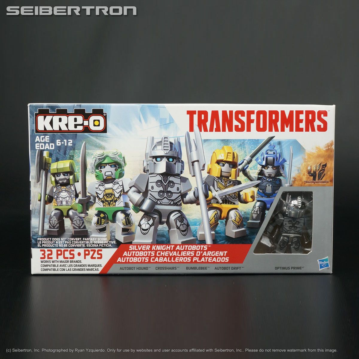 SILVER KNIGHT AUTOBOTS Transformers Kre-o A8602 Optimus Prime Hasbro 2014 New