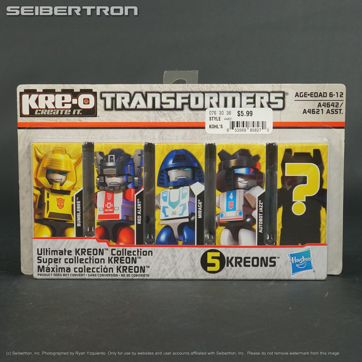 ULTIMATE KREON COLLECTION A4642 Transformers Kre-o Hasbro 2011 New