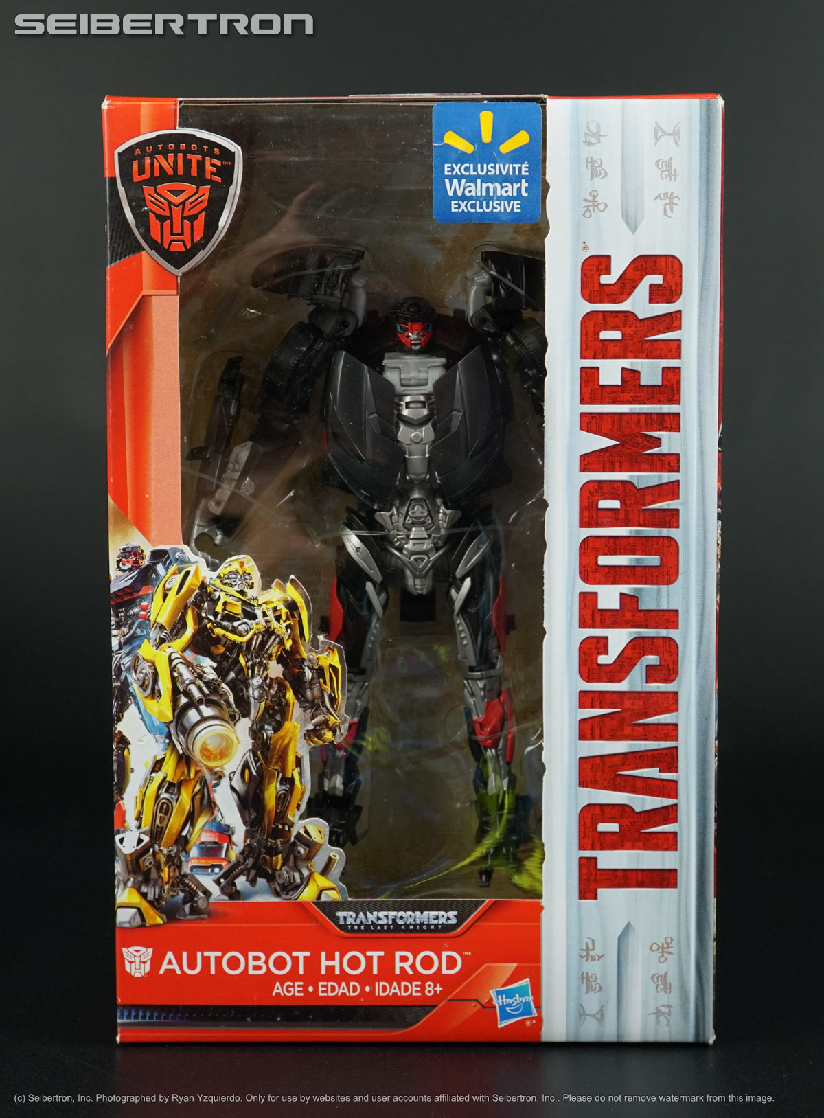 Transformers, Masters of the Universe, Teenage Mutant Ninja Turtles, Gobots, Comic Books, Shopkins, and other listings from Seibertron.com: Deluxe Class HOT ROD Transformers The Last Knight Autobots Unite Hasbro New 2017 Walmart Exclusive