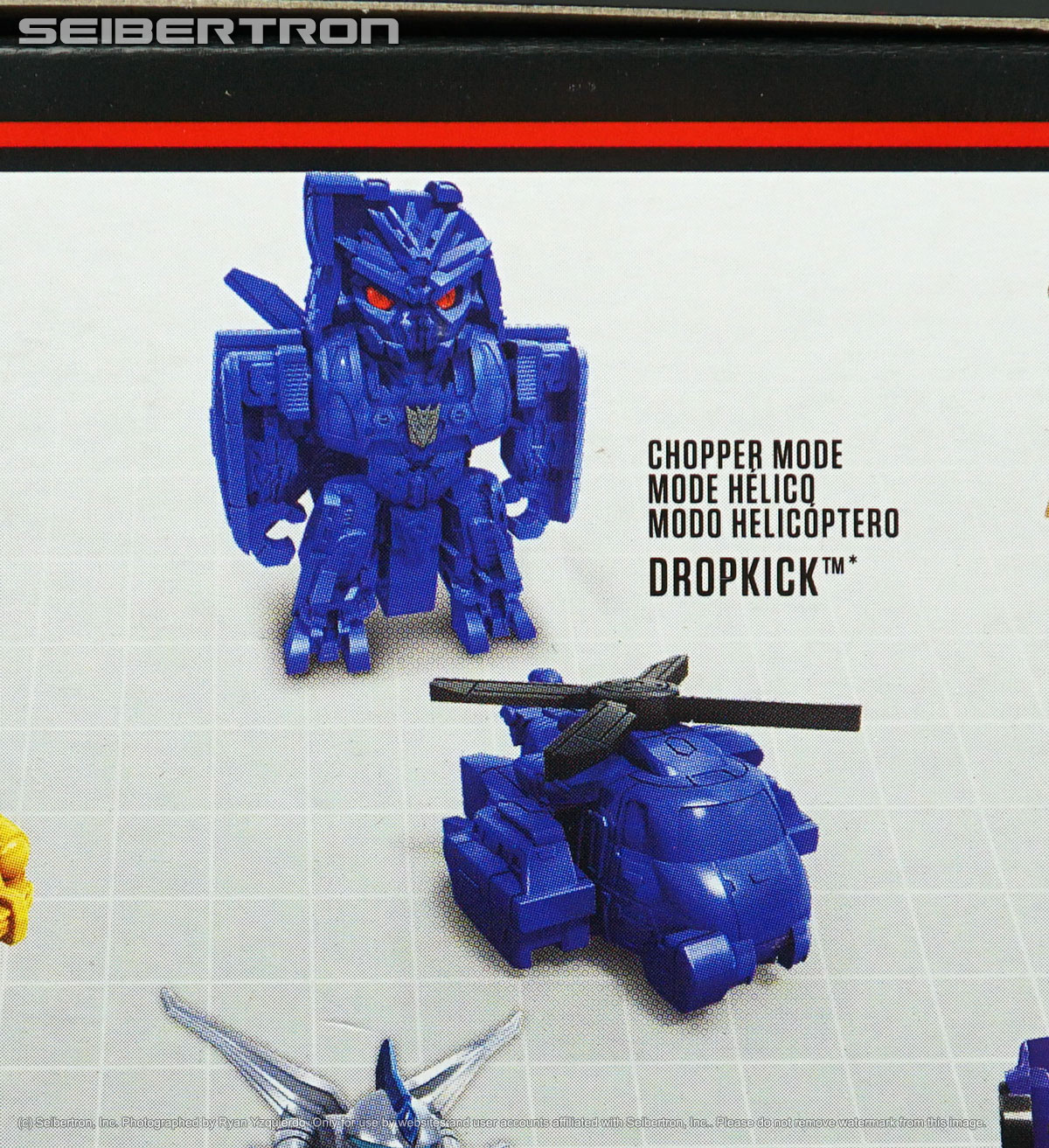 Series 4 CHOPPER MODE DROPKICK Transformers Tiny Turbo Changers Movie Edition