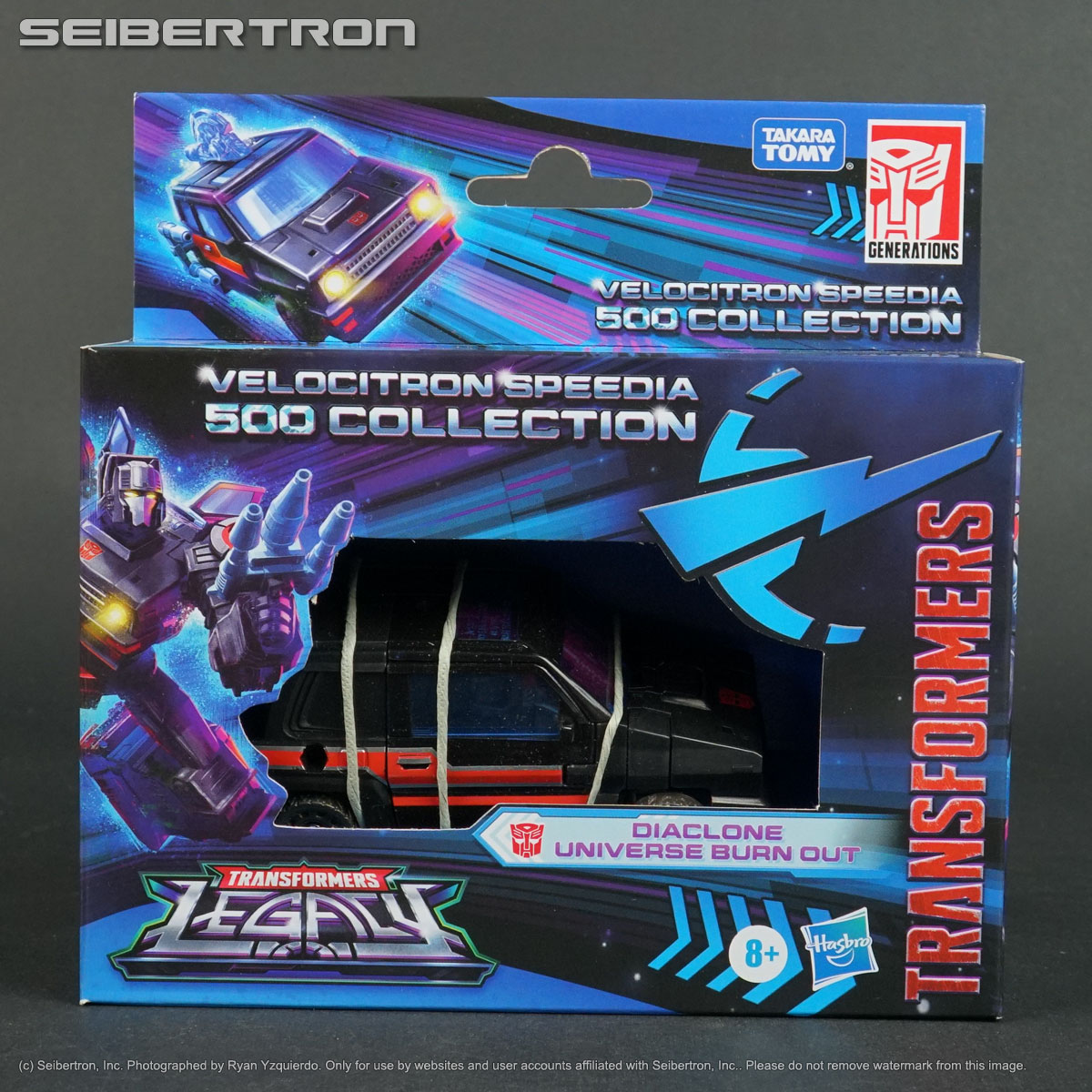 BURN OUT Transformers Legacy Velocitron Speedia 500 Diaclone Deluxe 2022