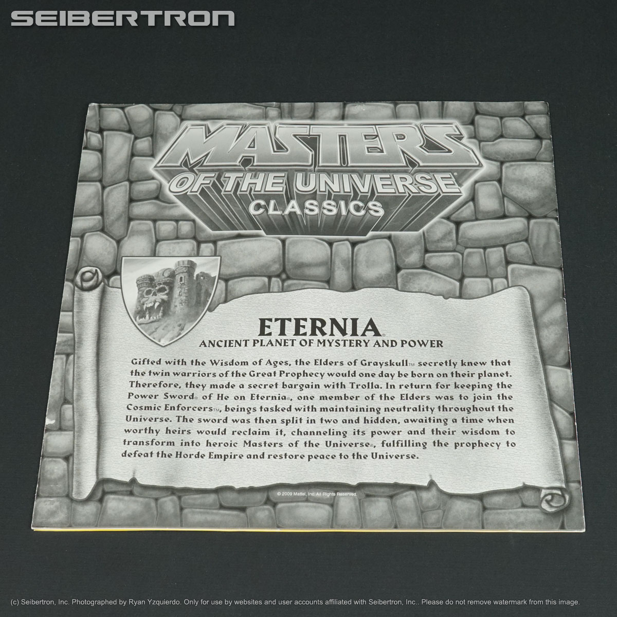 ETERNIA MAP/POSTER Masters of the Universe Classics MOTU MOTUC 2010 210627a