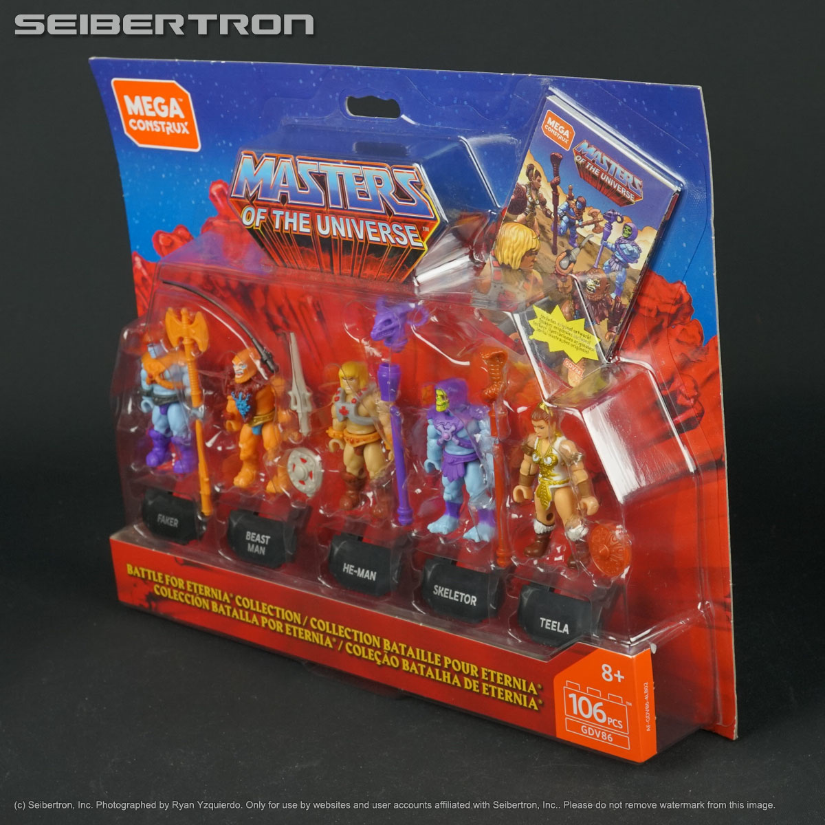 Transformers, Masters of the Universe, Teenage Mutant Ninja Turtles, Gobots, Comic Books, Shopkins, and other listings from Seibertron.com: Mega Construx BATTLE FOR ETERNIA COLLECTION Masters of the Universe 5 Figure Set Mattel 2019 NEW