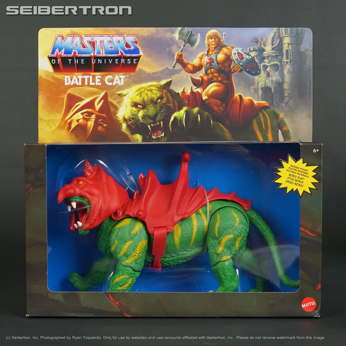 Transformers toys, Comic Books, BotBots, Masters of the Universe, Teenage Mutant Ninja Turtles, Gobots, and other listings from Seibertron.com: BATTLE CAT / CRINGER Masters of the Universe Origins MOTU Mattel 2020 New
